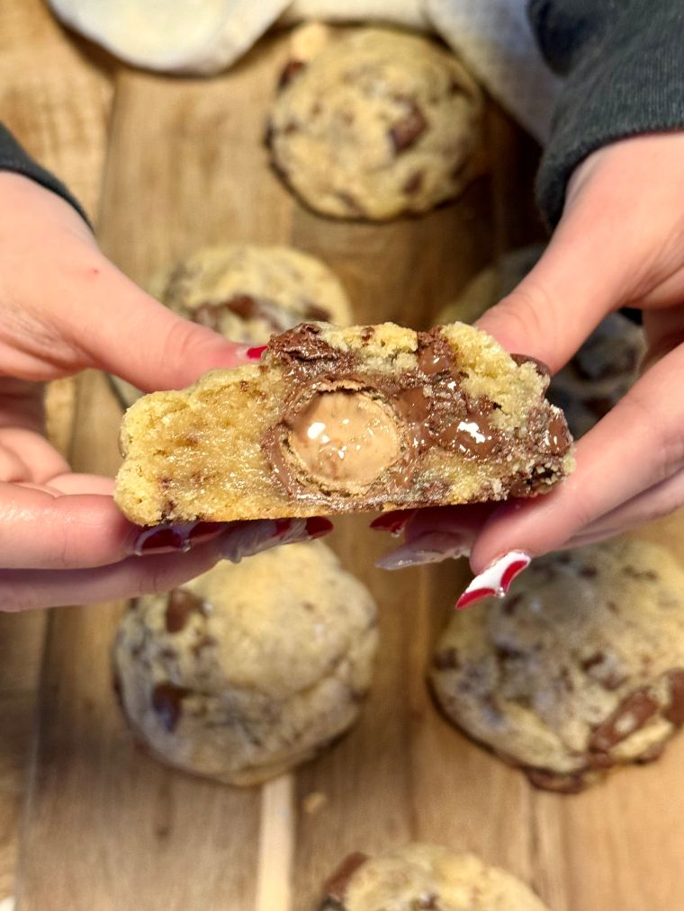 cookies-bakery-delambre Cookie épais avec un coeur fodant kinder bueno