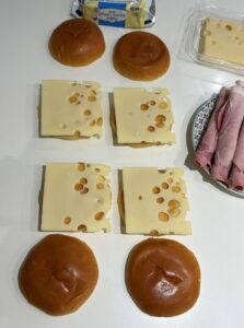 déposer l'emmental