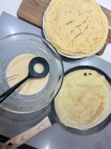 cuisson des crêpes