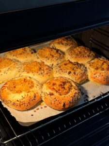 cuisson des pains pogaça