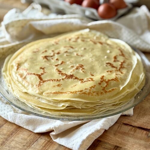 Pâte à crêpes pour des crêpes moelleuses avec le Thermomix