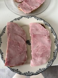 Déposer du jambon