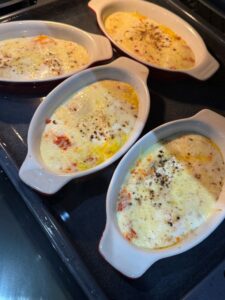 cuisson des oeufs cocotte