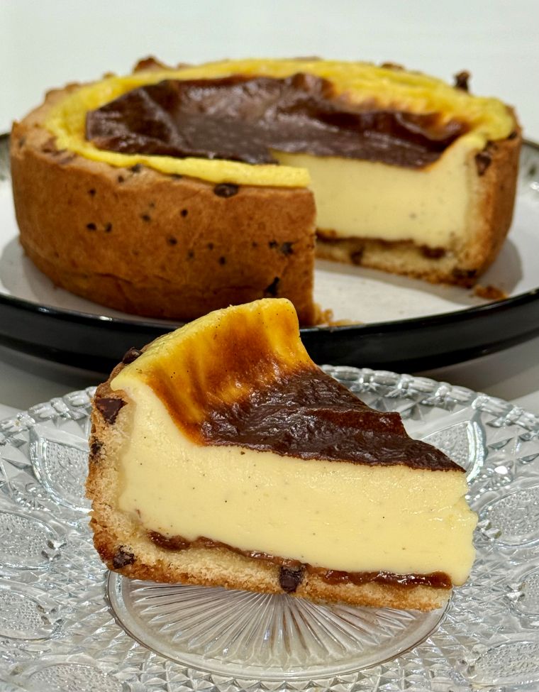 flan-cookie-thermomix Flan vanille avec pâte cookie et praliné