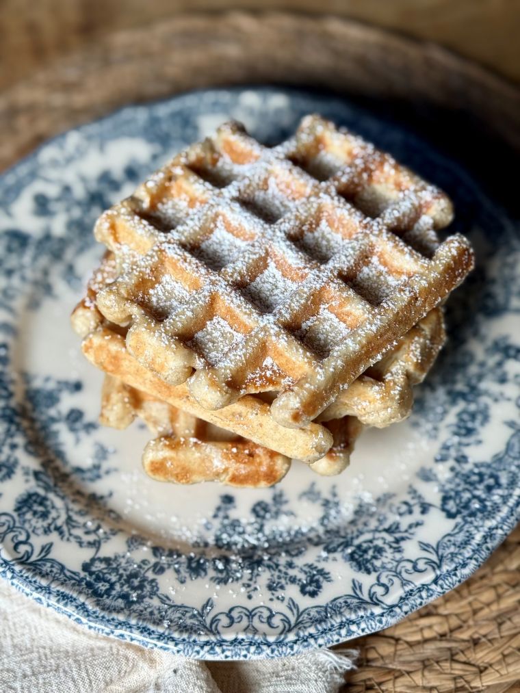 Gaufre de Liège maison pour diabétiques, IG BAS
