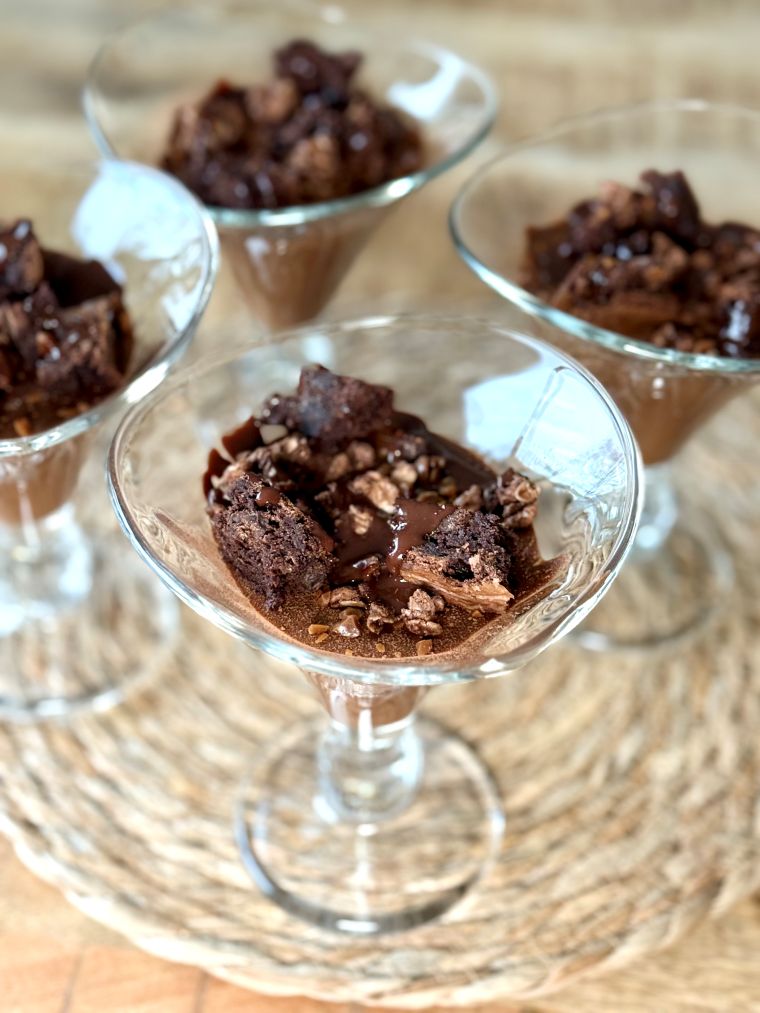 Mousse au chocolat gourmande comme Christophe Adam