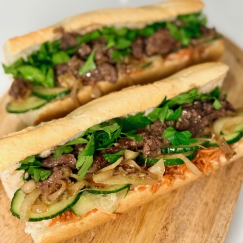 Banh mi au boeuf vietnamien