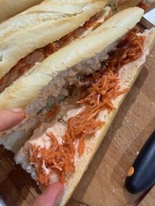 mayonnaise sriracha et carottes