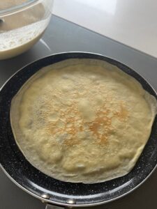 cuisson des crêpes