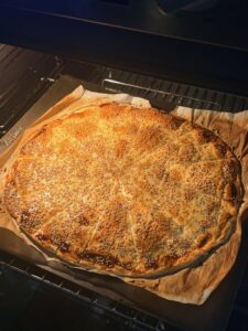 cuisson feuilleté jambon fromages