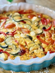 Frittata aux légumes et fromage