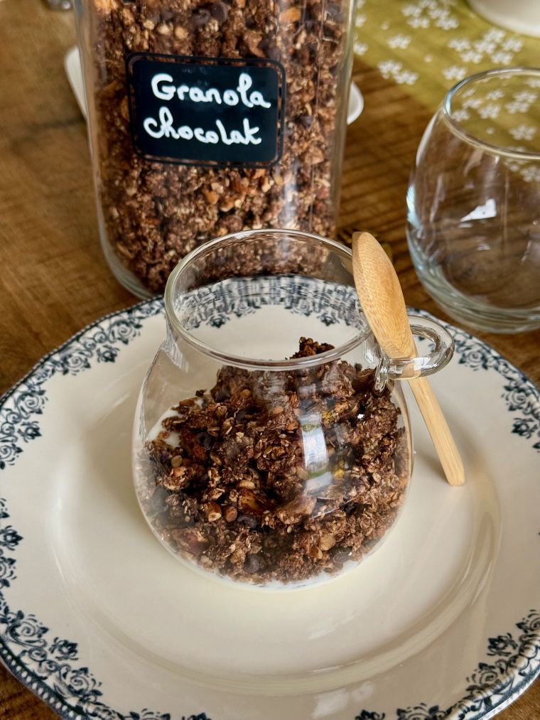 Granola au chocolat maison avec thermomix