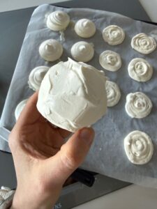 enrober la meringue de chantilly