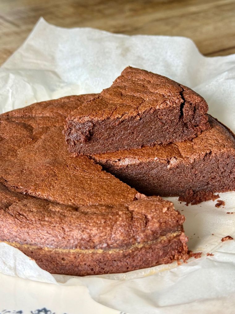 part de mi-cuit chocolat fait maison