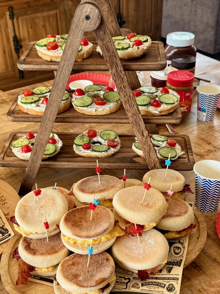 Brunch à la maison : bagels, muffins