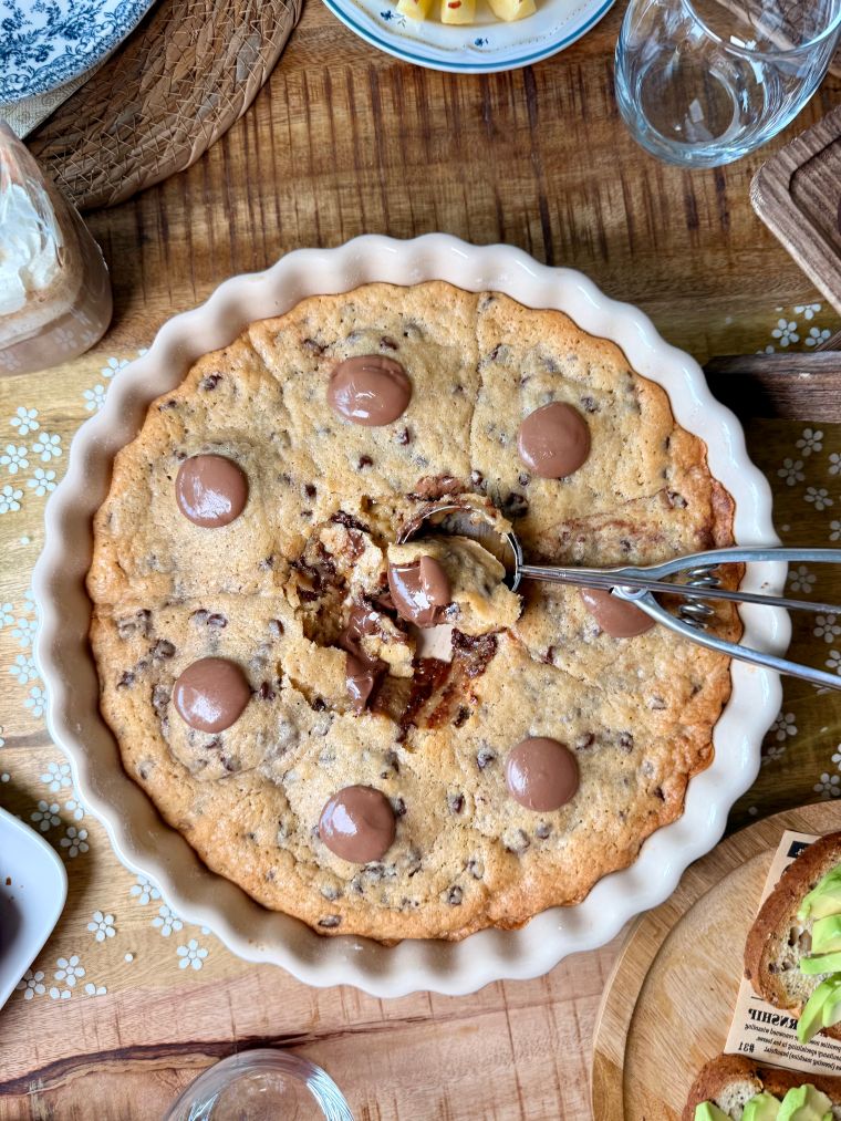 Cookie à partager, fourré au Nutella
