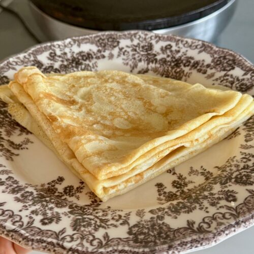 Pâte à crêpes et cuisson au billig