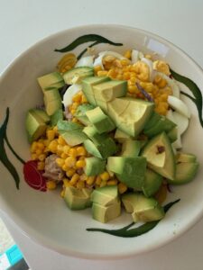 composition de la salade de thon