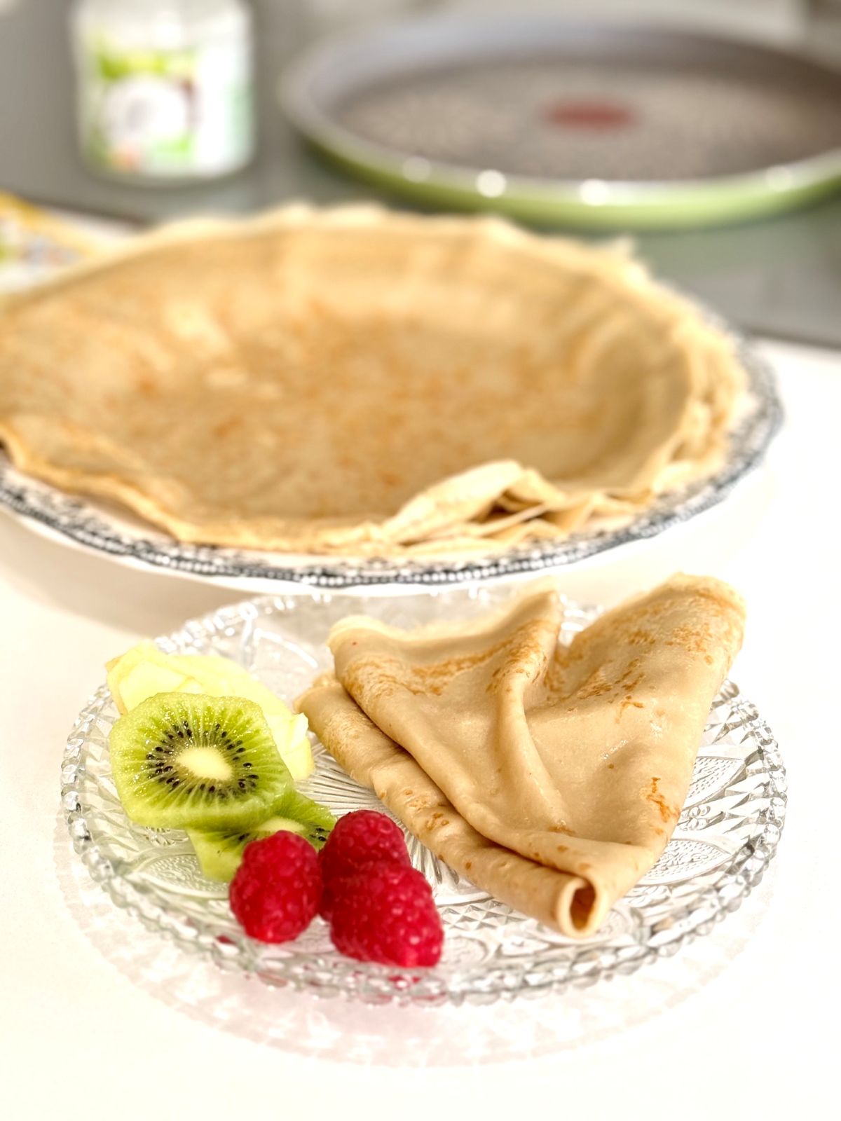 Crêpes sans gluten et au lait végétal