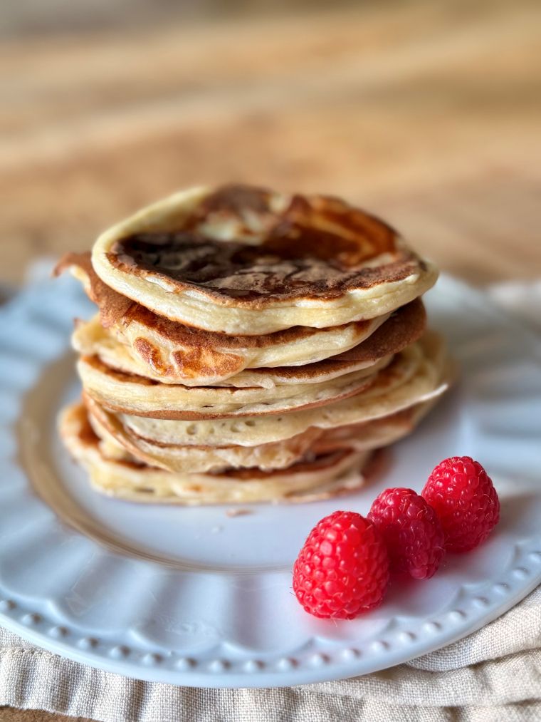 Pancakes moelleux et protéinés au cottage cheese