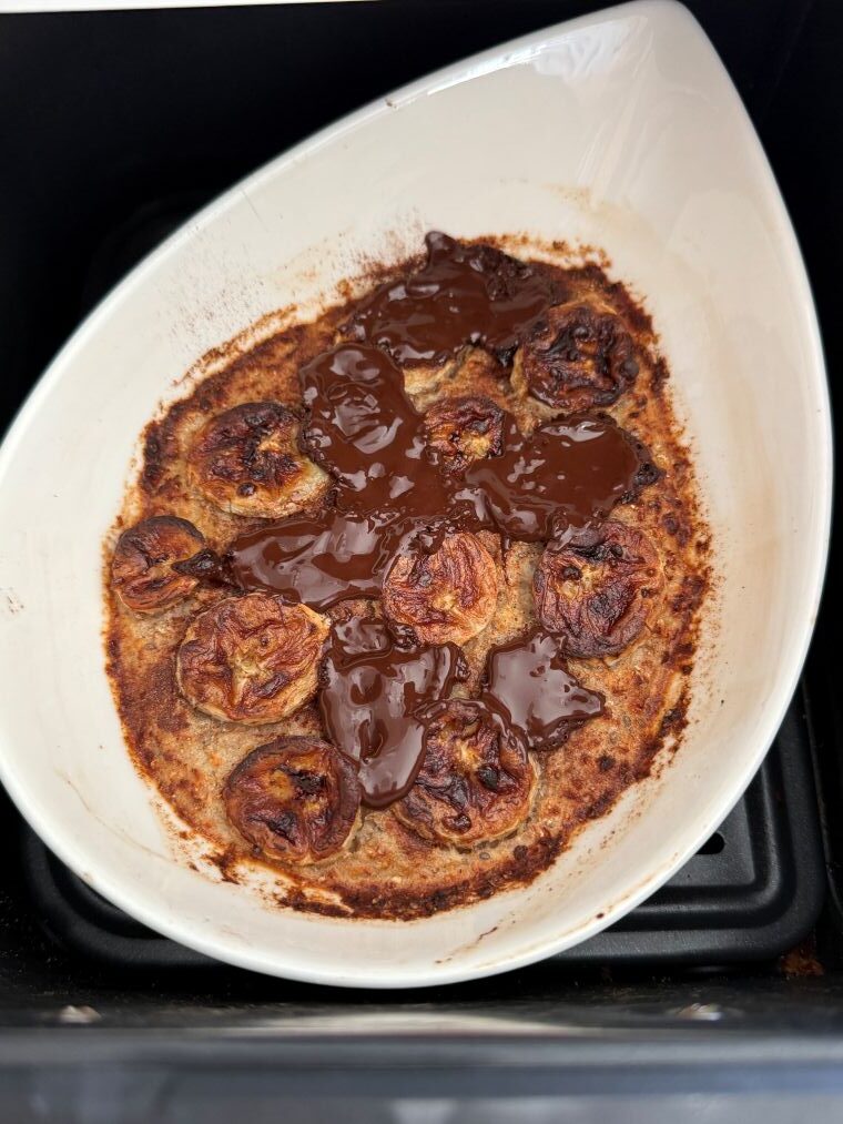 Baked Oats cuisson air fryer