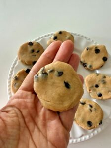 Pâte à cookie pour faire des pancakes