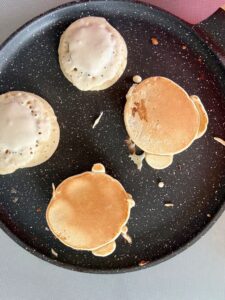 cuisson des pancakes cookie dough