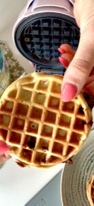 gaufre à la whey en mini-gaufrier
