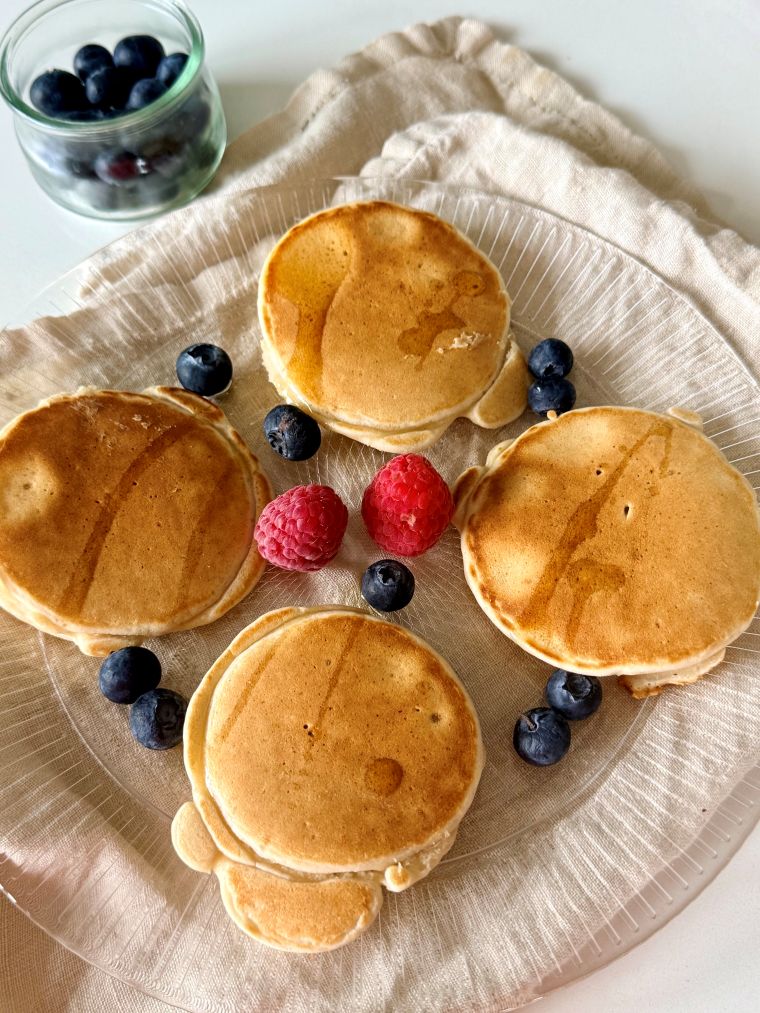 pancakes cookie dough au sirop d'érable
