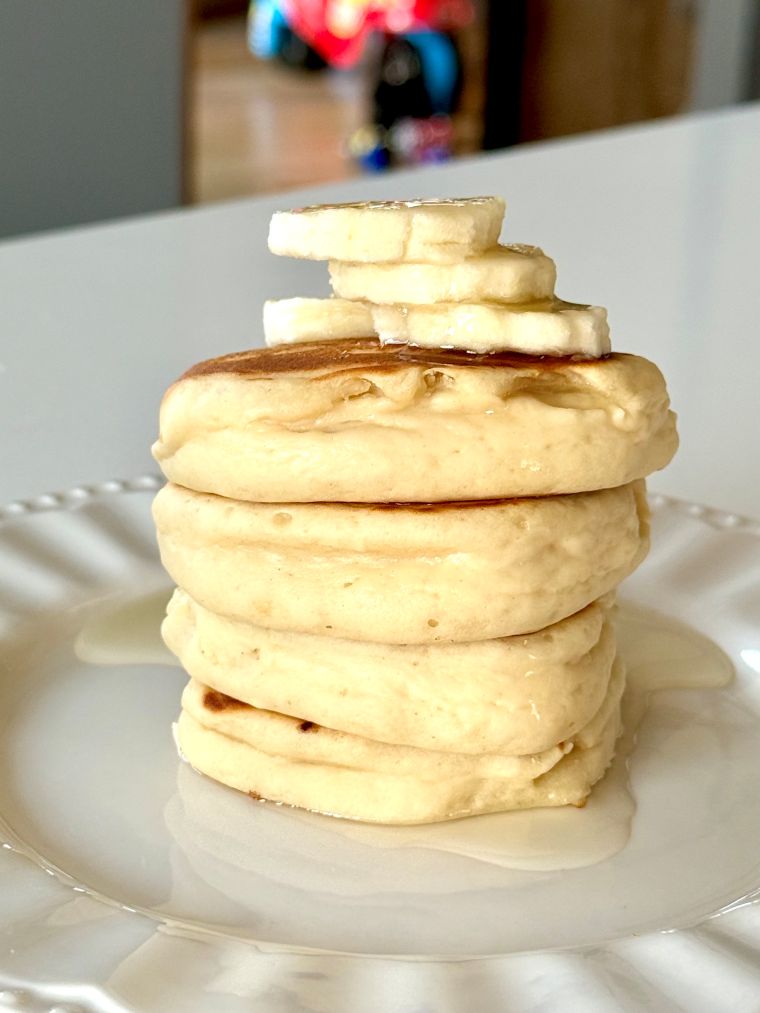 pancakes protéinés fluffy , vegan