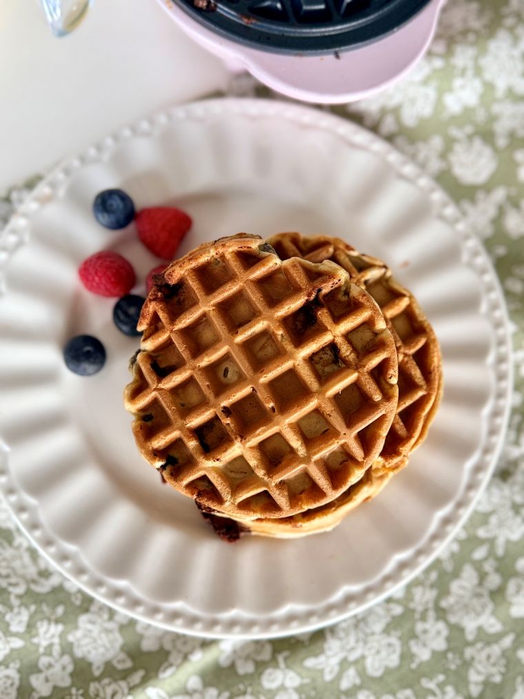 Gaufres à la whey vanille