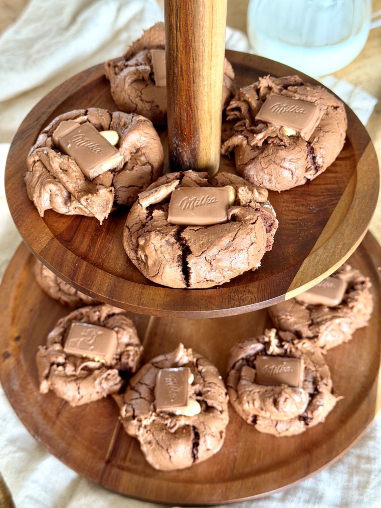 Recette des outrageous cookies, cookies brownies ultra chocolatés au Thermomix
